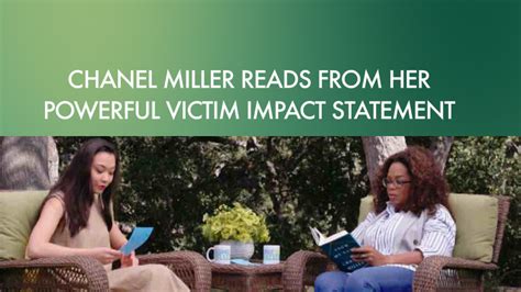 chanel victim impact statement|chanel miller impact.